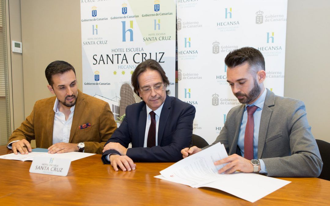 AJE Tenerife y HECANSA firman un convenio de colaboración de apoyo a los Jovenes Empresarios de Tenerife